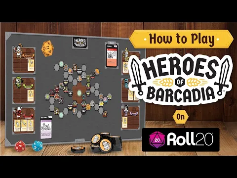 How to Play Heroes of Barcadia on Roll20