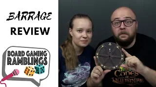 Barrage Review by Board Gaming Ramblings