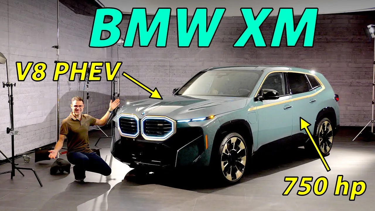 BMW XM 750 hp performance SUV REVIEW - the Darth Vader of BMW!