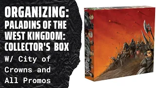Organizing Paladins of the West Kingdom (All Content, Fully Sleeved, No Lid Lift) SideGame LLC