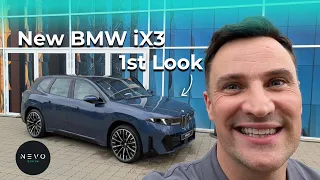 New BMW iX3 - 1st Look at the Neue Klasse Electric X3