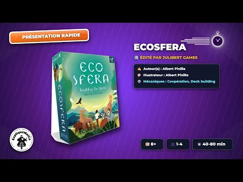 ️ ECOSFERA ️ présentation rapide par #expliquemoica #escofera #julibert