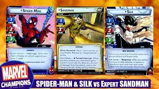 Marvel Champions | SILK & SPIDER-MAN vs Expert SANDMAN