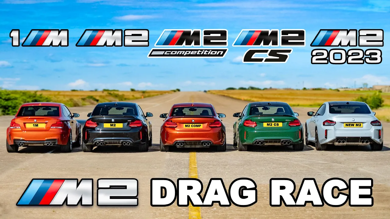BMW M2 Generations DRAG RACE