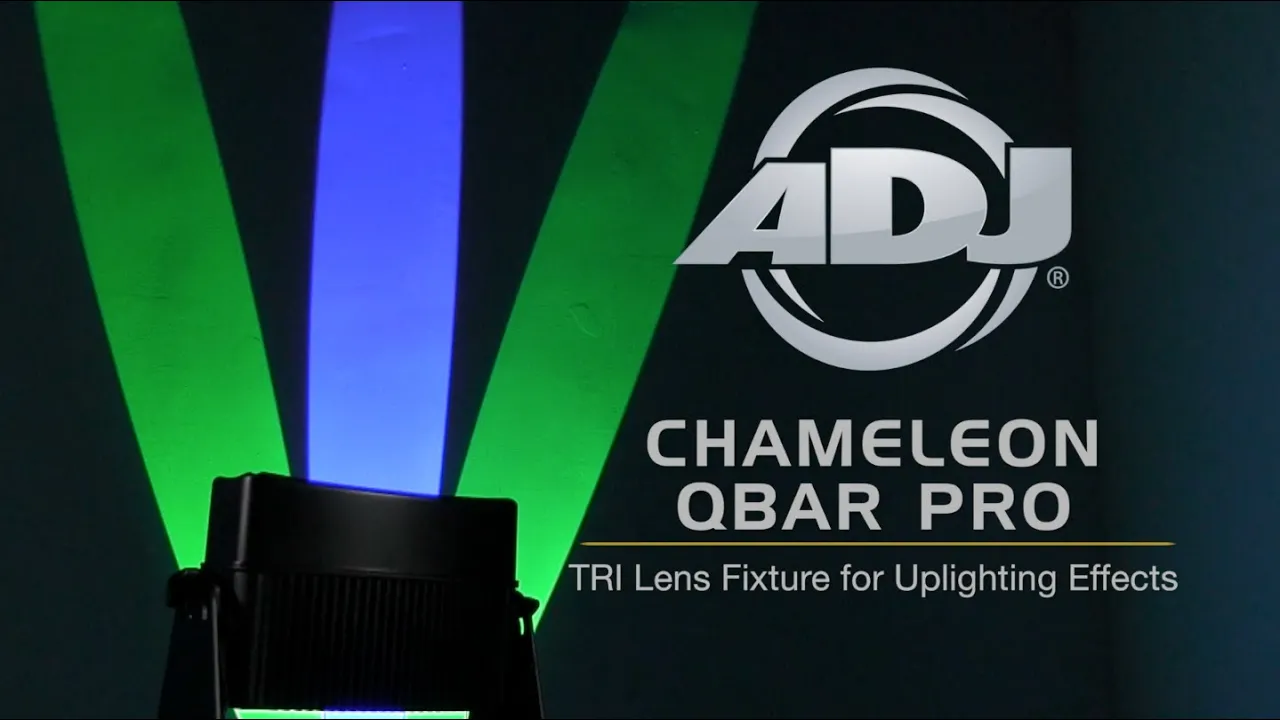 Product video thumbnail for ADJ American DJ Chameleon QBar Pro LED Wash Light