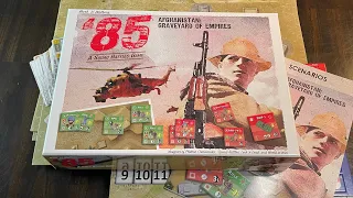 ‘85 Afghanistan: Graveyard of Empires (Flying Pig Games) - Unbox of Charles S. Roberts Award Nominee