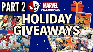 CIVIL WAR PROMOS GIVEAWAY for Marvel Champions | Holiday Giveaways Part 2