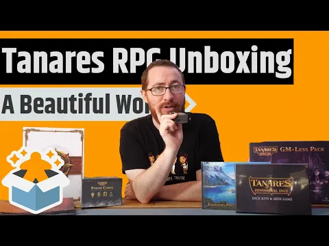 Tanares RPG Unboxing - A Board Game Turned RPG