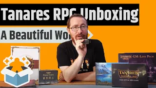 Tanares RPG Unboxing - A Board Game Turned RPG