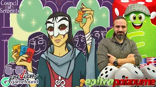 Council of Serpents - Crowdfunding Preview (How to Play & Review) (EN) | Epitrapaizoume