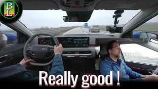 Kia EV4 (78kWh) Power Drive at 177 km/h (110mph) 🚀 Autobahn Top Speed & Real Consumption Test