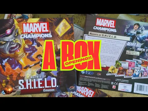 Marvel Champions: Agents of S.H.I.E.L.D. Expansion UNBOXING – What’s Inside?
