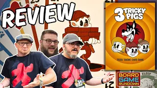 3 Tricky Pigs Review & How To Play | A huff and a puff!