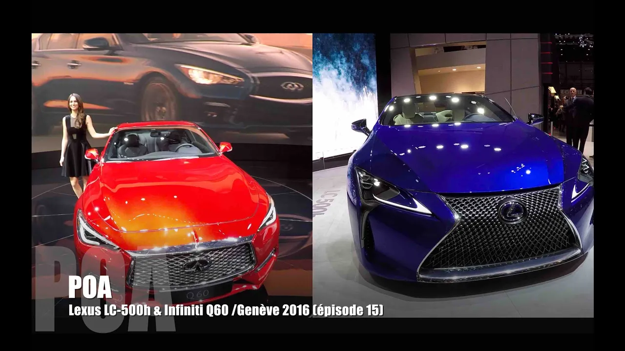 Lexus LC 500h et Infiniti Q60 - Salon de Genève 2016 14/20