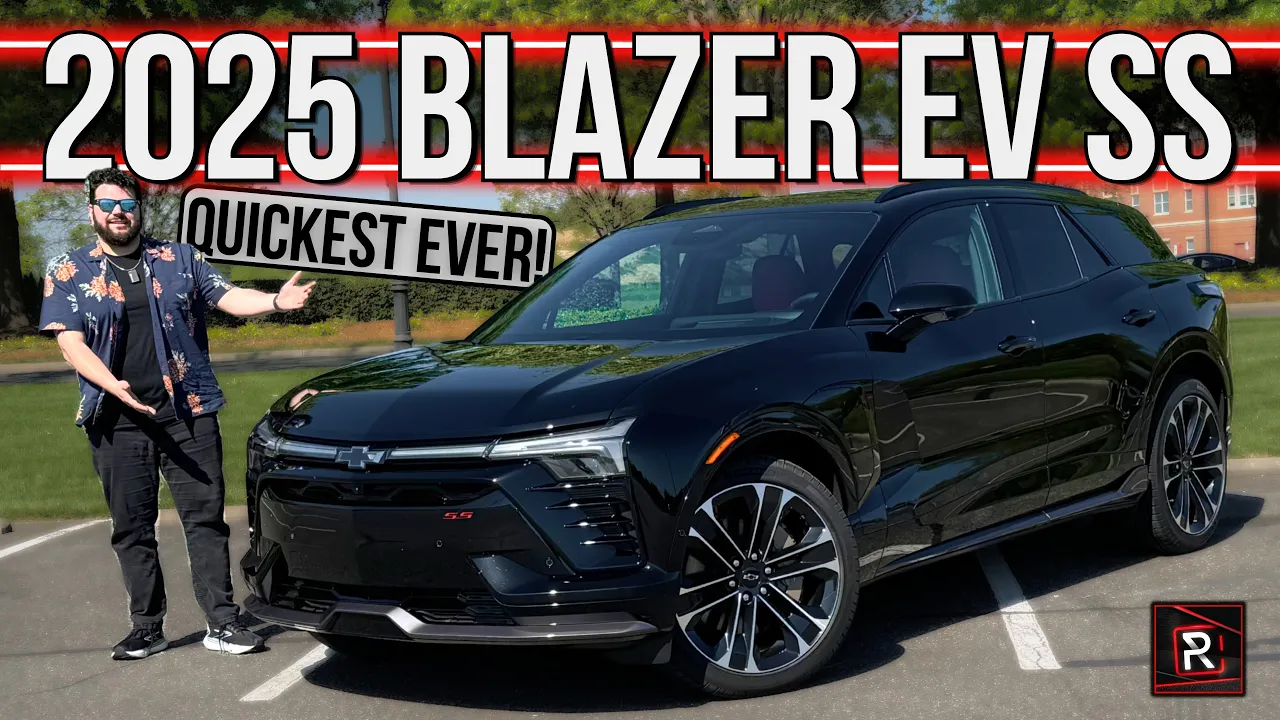 The 2025 Chevrolet Blazer EV SS Is A Blazingly Quick SUV With Camaro SS Vibes