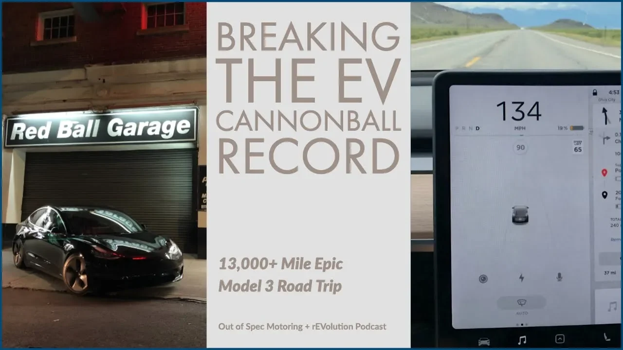 Model 3 | 13,000mi+ Road Trip and Breaking the Cannonball EV Record