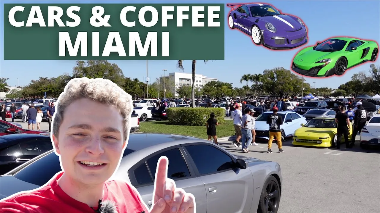 Tager til Cars & Coffee I MIAMI!