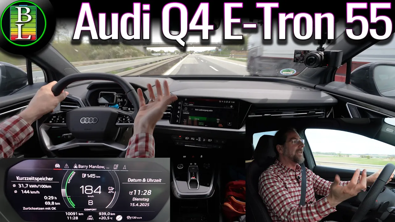 Awesome car for high speeds - Audi Q4 E-Tron 55 quattro