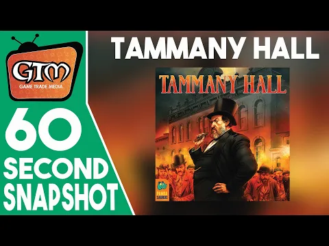 Tammany Hall by Pandasaurus Games | GTM Minute (A 60 Second #Tabletopgaming Snapshot)