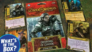LOTR Card Game DEFENDERS OF GONDOR Starter Deck Unboxing and Look at All the Cards