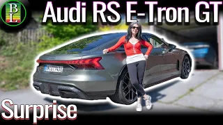 What does my wife Cindy think of the Audi RS E-Tron GT Performance