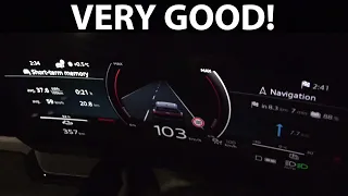 Audi SQ6 e-tron acceleration and noise test