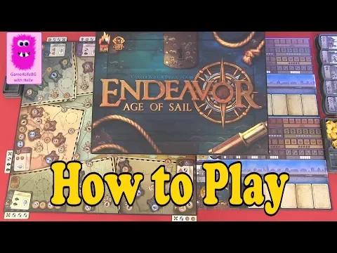 Endeavor: Age of Sail, How to play (In English, board game, medium game)