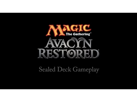 Magic: The Gathering: Avacyn Restored Sealed Deck Gameplay