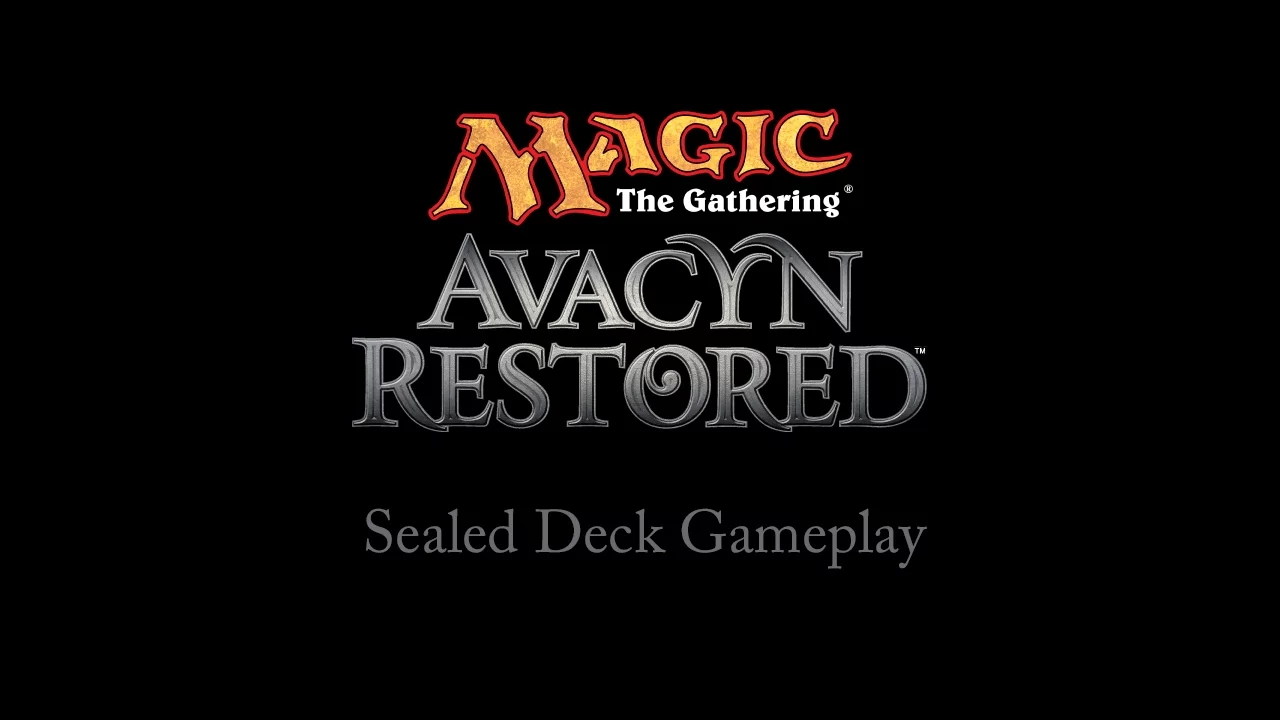 Magic: The Gathering: Avacyn Restored Sealed Deck Gameplay