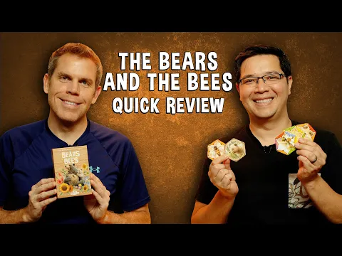 Review of The Bears and the Bees - Bee Hive Tile Placement Card Game
