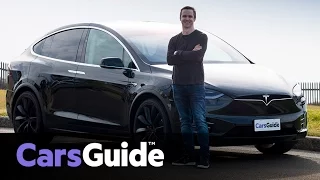 Tesla Model X P90D 2017 review | road test video