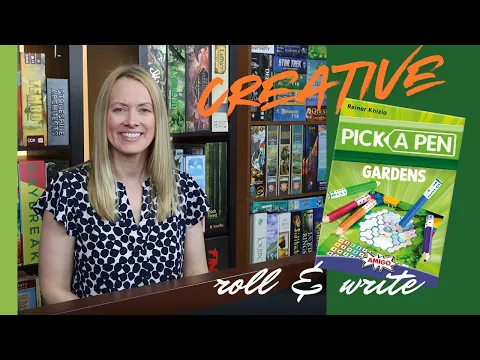 PICK A PEN: GARDENS | An Abstract, Pencil Drafting Game (My Overview & Review)