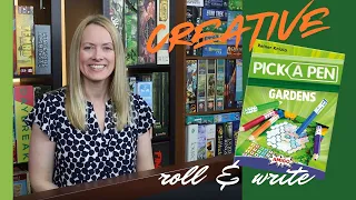 PICK A PEN: GARDENS | An Abstract, Pencil Drafting Game (My Overview & Review)