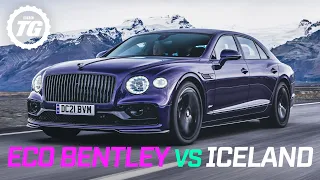 Bentley Flying Spur vs Iceland: can you run a £155k luxury car on water, straw and volcanos?