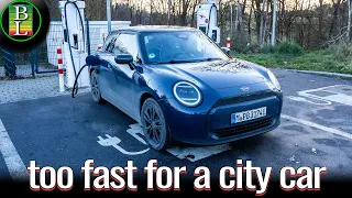 Mini Cooper E Range Test at 130 km/h (81mph) – Winter Reality with a 36.6 kWh Battery