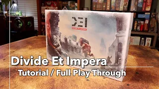 🇺🇸 D E I Tutorial and Play through Divide Et Impera