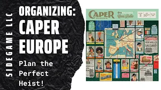 Organizing Caper: Europe (Retail Edition with Metal Coins, Fully Sleeved, No Lid Lift) SideGame LLC