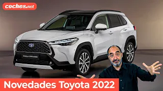 Toyota Corolla Cross y Toyota bZ4X | Primer vistazo / Review en español | coches.net