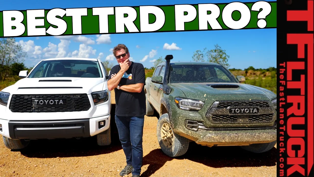 Midsize or Full-size? 2020 Toyota Tacoma TRD Pro vs Tundra TRD Pro: You Can Only Pick One!