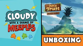 Juicy Fruits: Mystic Island Unboxing - Cloudy with a Chance of Meeples