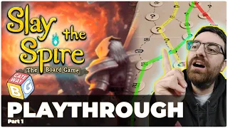 Slay The Spire Board Game - Ascension 5 PLAY THROUGH (Part 1)