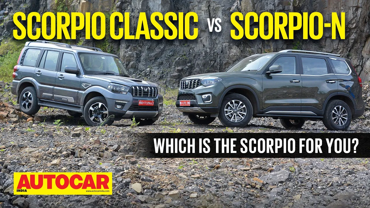 2022 Mahindra Scorpio Classic vs Mahindra Scorpio-N - Family Ties | Comparison | Autocar India