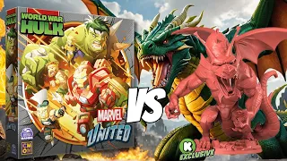 Fin Fang Foom Vs World War Hulk Playthrough | Marvel United Multiverse