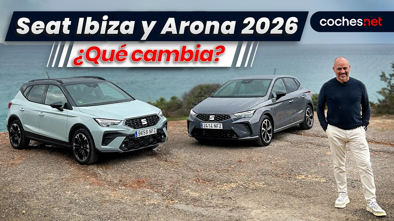Seat Ibiza y Seat Arona 2026: Larga vida | Primer contacto / Test / Review en español | coches.net