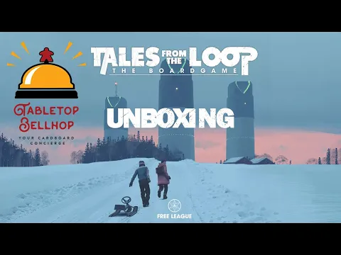 Unboxing Tales from the Loop the Boardgame, A board game based on The Loop world by Simon Stålenhag