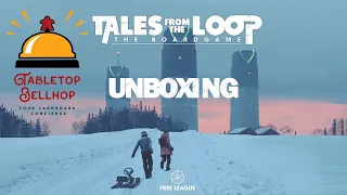 Unboxing Tales from the Loop the Boardgame, A board game based on The Loop world by Simon Stålenhag