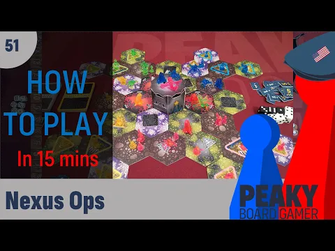 Nexus Ops board game - How to play Video - Peaky Boardgamer