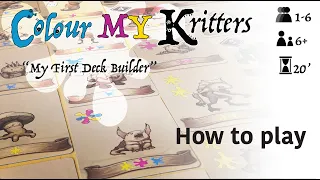 How to play Colour MY Kritters - a family card game