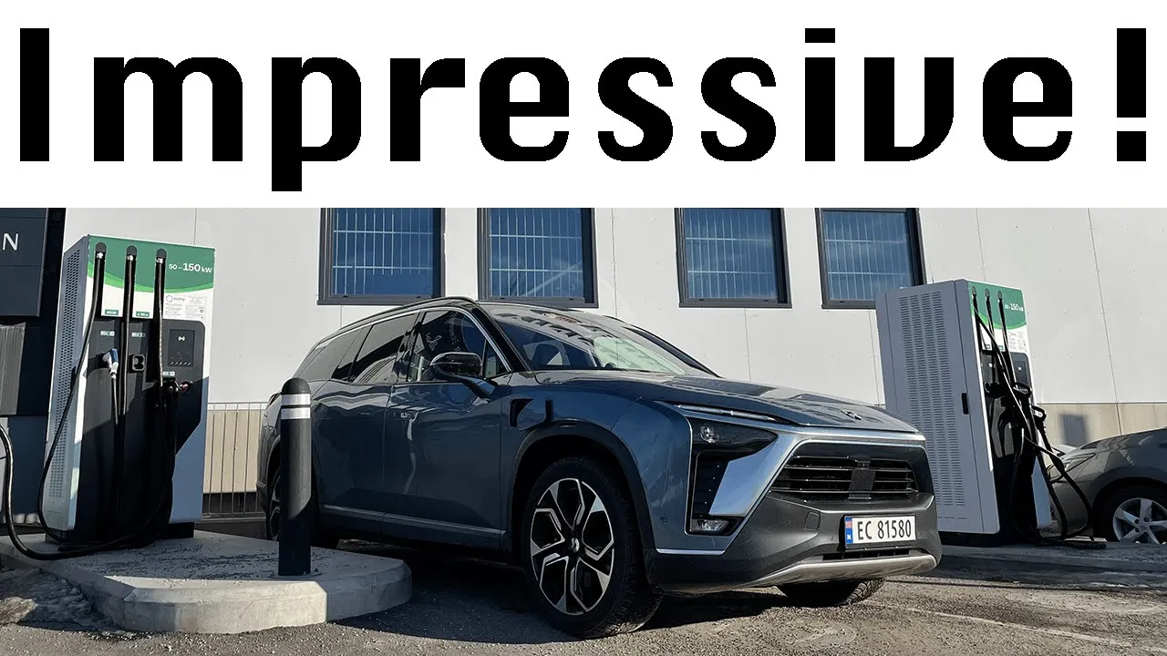 Nio ES8 Motorway Range Test