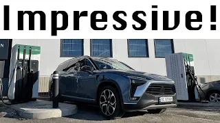 Nio ES8 Motorway Range Test